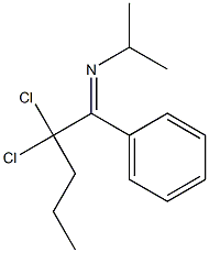 N-Isopropyl-2,2-dichloro-1-phenylpentan-1-imine