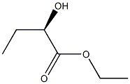 [R,(+)]-2-Hydroxybutyric acid ethyl ester Struktur