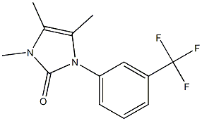 1-[3-(Trifluoromethyl)phenyl]-3,4,5-trimethyl-4-imidazolin-2-one 结构式