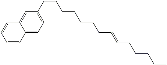 2-(8-Tetradecenyl)naphthalene Structure