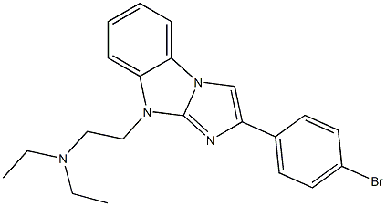 2-(4-Bromophenyl)-N,N-diethyl-9H-imidazo[1,2-a]benzimidazole-9-ethanamine