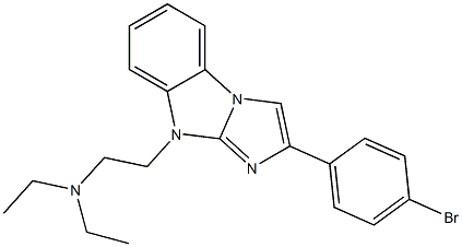  2-(4-Bromophenyl)-N,N-diethyl-9H-imidazo[1,2-a]benzimidazole-9-ethanamine