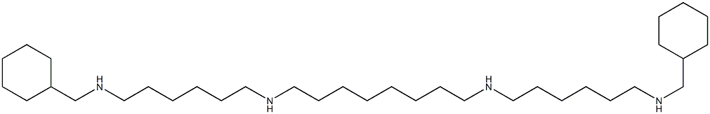 1,26-Dicyclohexyl-2,9,18,25-tetraazahexacosane Structure