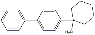 1-(1,1'-Biphenyl-4-yl)cyclohexanamine,,结构式