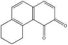 5,6,7,8-Tetrahydrophenanthrene-3,4-dione Struktur