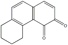 5,6,7,8-Tetrahydrophenanthrene-3,4-dione Structure