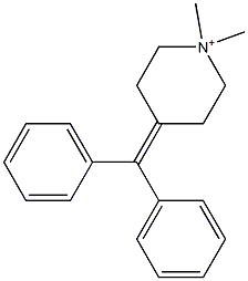  1,1-Dimethyl-4-benzhydrylidenepiperidine-1-ium