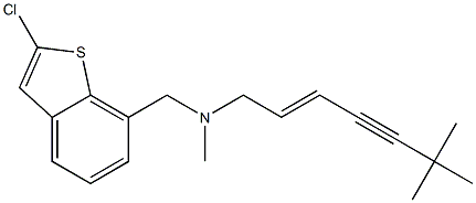 (2E)-6,6,N-Trimethyl-N-(2-chloro-1-benzothiophen-7-ylmethyl)-2-hepten-4-yn-1-amine