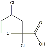 2,2,4-Trichlorohexanoic acid