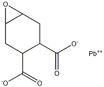 4,5-Epoxycyclohexane-1,2-dicarboxylic acid lead(II) salt,,结构式
