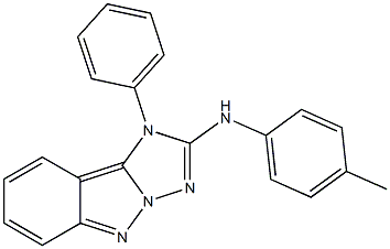 1-Phenyl-2-(4-methylphenylamino)-1H-[1,2,4]triazolo[1,5-b]indazole|