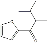 1-(2-Furyl)-2,3-dimethyl-3-buten-1-one,,结构式