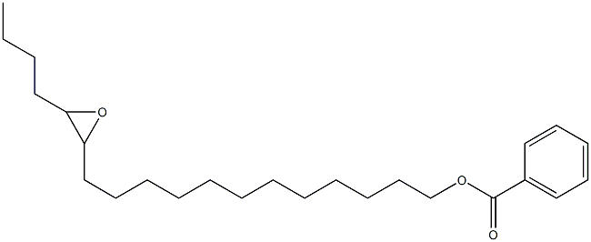 Benzoic acid 13,14-epoxyoctadecan-1-yl ester Struktur