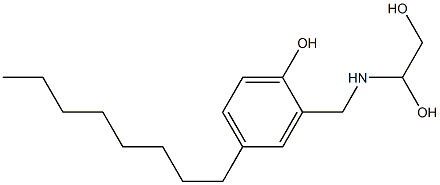 2-[(1,2-Dihydroxyethyl)aminomethyl]-4-octylphenol