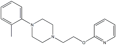 1-[2-(2-Pyridyloxy)ethyl]-4-(o-tolyl)piperazine Structure