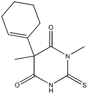 1,2-Dihydro-2-thioxo-5-(1-cyclohexenyl)-1,5-dimethylpyrimidine-4,6(3H,5H)-dione