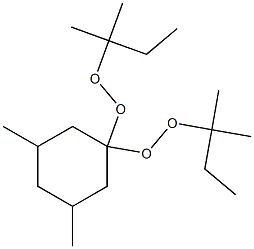 3,5-Dimethyl-1,1-bis(tert-pentylperoxy)cyclohexane,,结构式