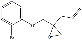 2-Bromophenyl 2-allylglycidyl ether,,结构式