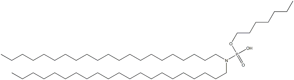 N,N-Dihenicosylamidophosphoric acid hydrogen heptyl ester,,结构式