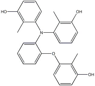 N,N-Bis(3-hydroxy-2-methylphenyl)-2-(3-hydroxy-2-methylphenoxy)benzenamine