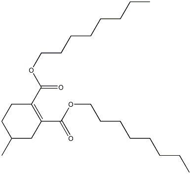 3,4,5,6-Tetrahydro-4-methylphthalic acid dioctyl ester,,结构式