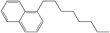 1-Octylnaphthalene,,结构式