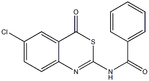  2-(Benzoylamino)-6-chloro-4H-3,1-benzothiazin-4-one