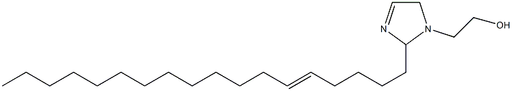 2-(5-Octadecenyl)-3-imidazoline-1-ethanol Structure