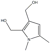 1,5-Dimethyl-1H-pyrrole-2,3-dimethanol,,结构式