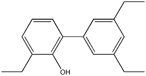 2-Ethyl-6-(3,5-diethylphenyl)phenol Structure