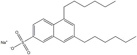 5,7-Dihexyl-2-naphthalenesulfonic acid sodium salt