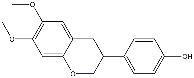 6,7-Dimethoxy-3-(4-hydroxyphenyl)-3,4-dihydro-2H-1-benzopyran