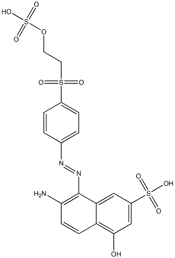 7-Amino-4-hydroxy-8-[4-[2-(sulfooxy)ethylsulfonyl]phenylazo]-2-naphthalenesulfonic acid