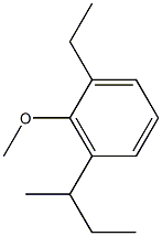 1-Methoxy-2-ethyl-6-sec-butylbenzene Structure