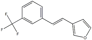 3-[3-(Trifluoromethyl)styryl]furan 结构式