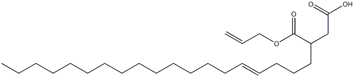 3-(4-Nonadecenyl)succinic acid 1-hydrogen 4-allyl ester Structure