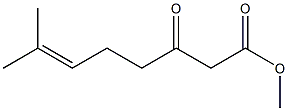 7-Methyl-3-oxo-oct-6-enoic acid methyl ester Structure