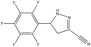 5-(PERFLUOROPHENYL)-4,5-DIHYDRO-1H-PYRAZOLE-3-CARBONITRILE|