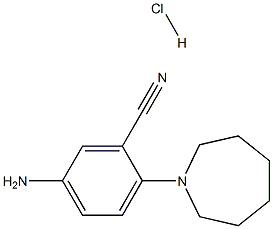 5-amino-2-azepan-1-ylbenzonitrile hydrochloride