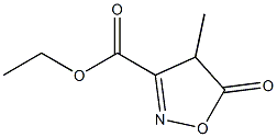 4-甲基-5氧络-4,5-二氢异恶唑-3-甲酸乙酯, , 结构式