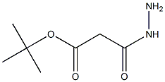tert-butyl 3-hydrazinyl-3-oxopropanoate 结构式