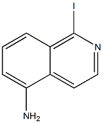 5-Amino-1-iodoisoquinoline Structure