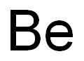 Beryllium standard solution,for AAS,1 mg/ml Be in 2% HCl Structure