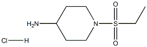 1-Ethanesulfonyl-piperidin-4-ylaminehydrochloride Structure