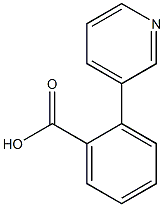 2-(3-Pyridinyl)benzoic acid,,结构式