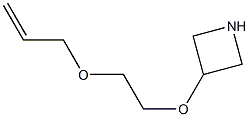 3-[2-(Allyloxy)ethoxy]azetidine Structure