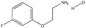 2-(3-氟苯氧基)乙基胺盐酸盐 结构式