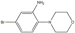 5-Bromo-2-(4-morpholinyl)aniline Struktur
