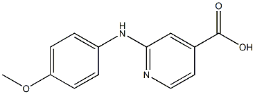 2-(4-Methoxyanilino)isonicotinic acid Structure