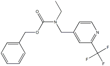 benzyl ethyl((2-(trifluoromethyl)pyridin-4-yl)methyl)carbamate